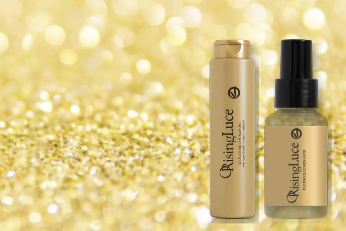 ORising Luce 24K Gold pe fundal auriu